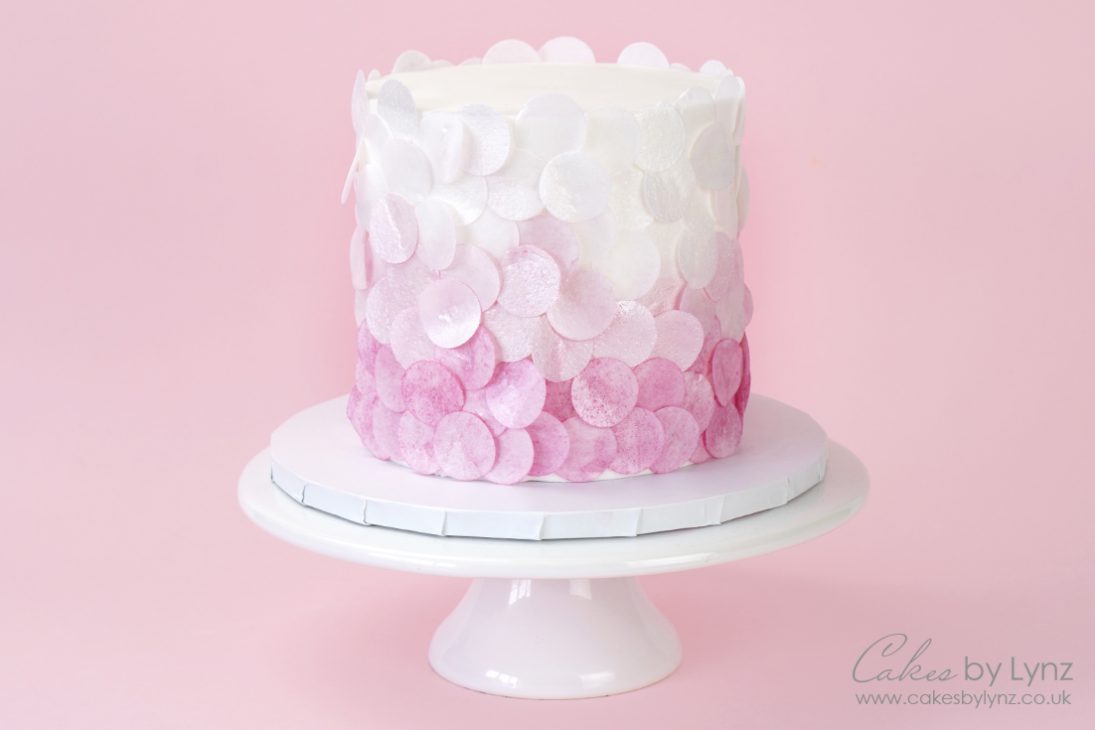 Wafer paper Confetti Cake texture