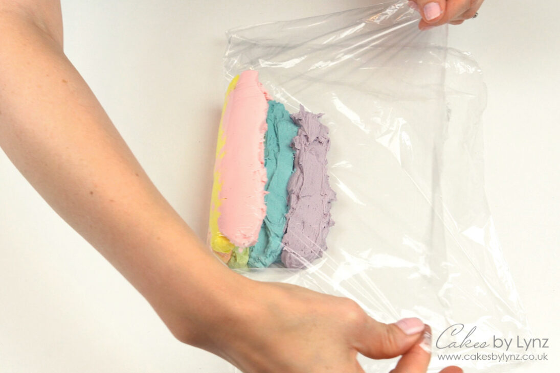 How to create rainbow buttercream